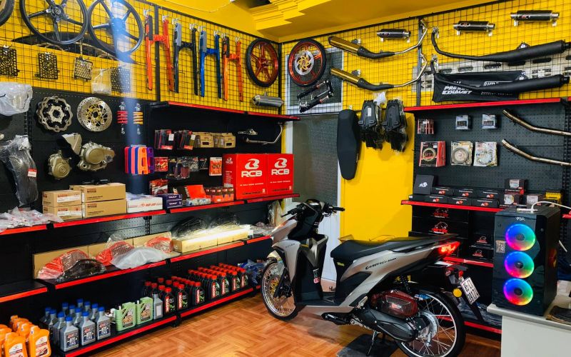 Cửa hàng phụ tùng xe máy Saigon Shop Bikervn
