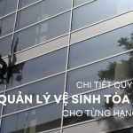 quy trình quản lý vệ sinh tòa nhà