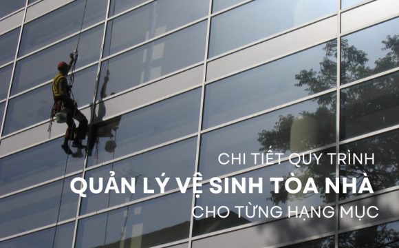 quy trình quản lý vệ sinh tòa nhà